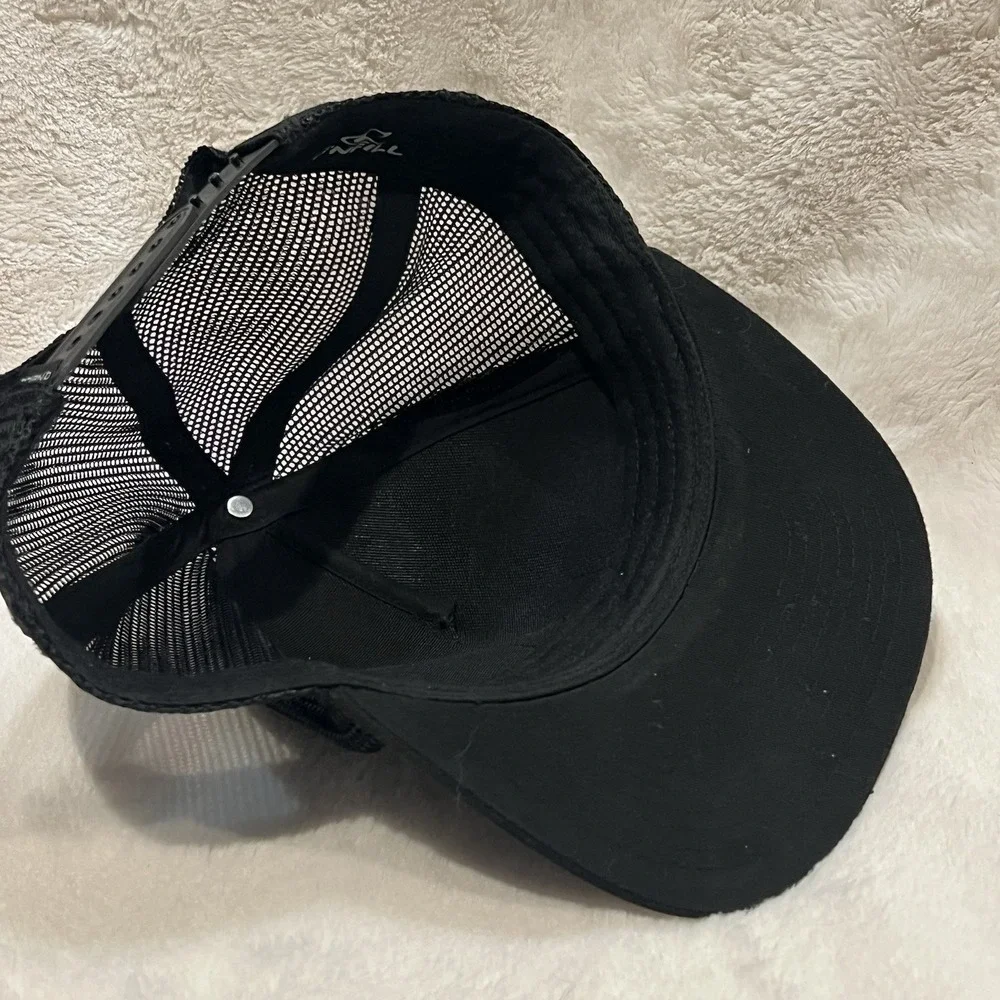 Authentic Original O'Neill Trucker Hat 1952 Black Camo Water‎ Back Mesh Snapback